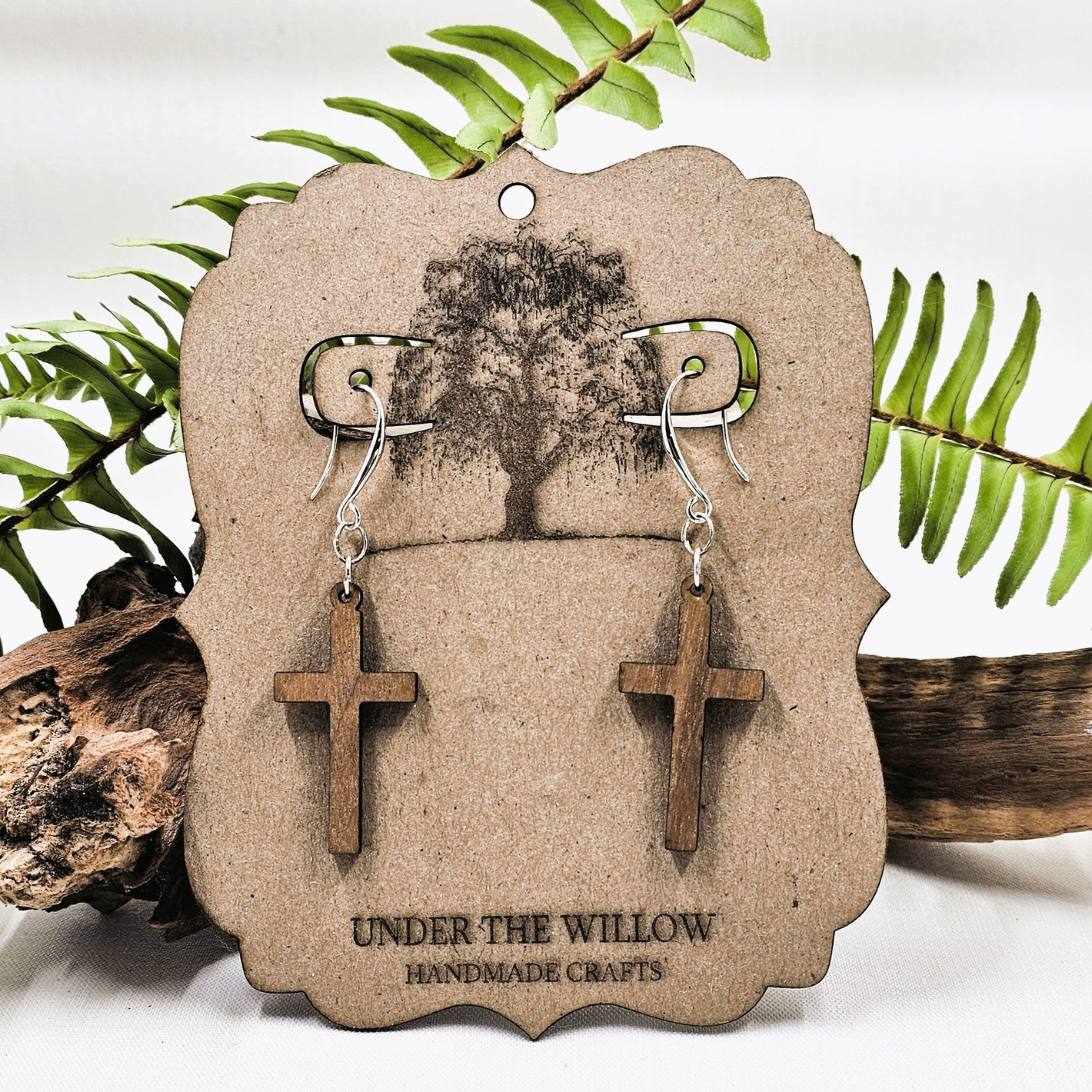 Cross Dangle Earrings