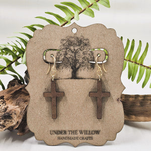 Cross Dangle Earrings