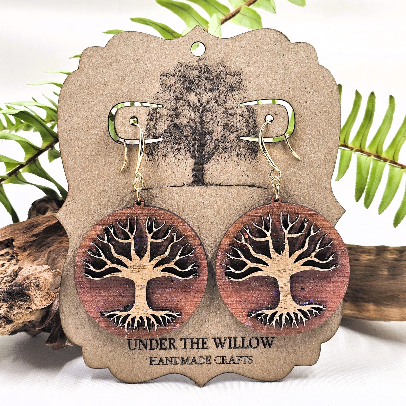 Tree of Life Dangle Earrings