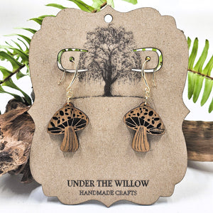 Mushroom Dangle Earrings