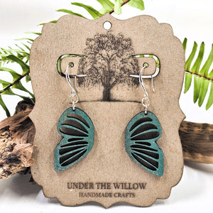 Butterfly Wing Dangle Earrings