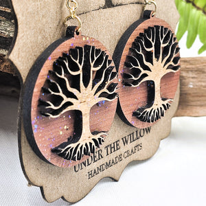 Tree of Life Dangle Earrings