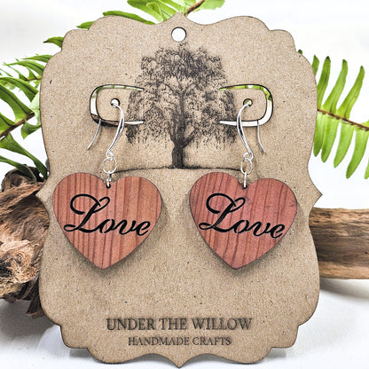 Heart Dangle Earrings