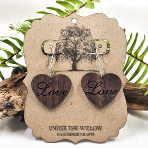 Heart Dangle Earrings