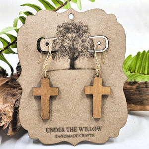 Cross Dangle Earrings