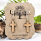 Cross Dangle Earrings