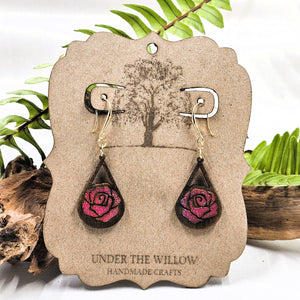 Rose Dangle Earrings