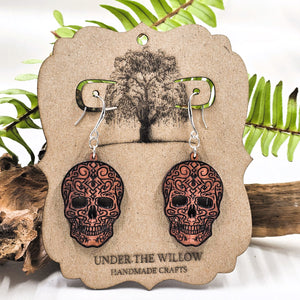 Calavera Dangle Earrings