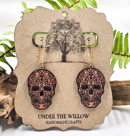 Calavera Dangle Earrings