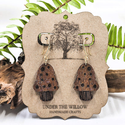 Mushroom Dangle Earrings