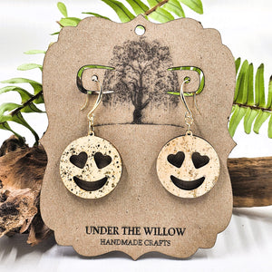 Smiley Face Dangle Earrings