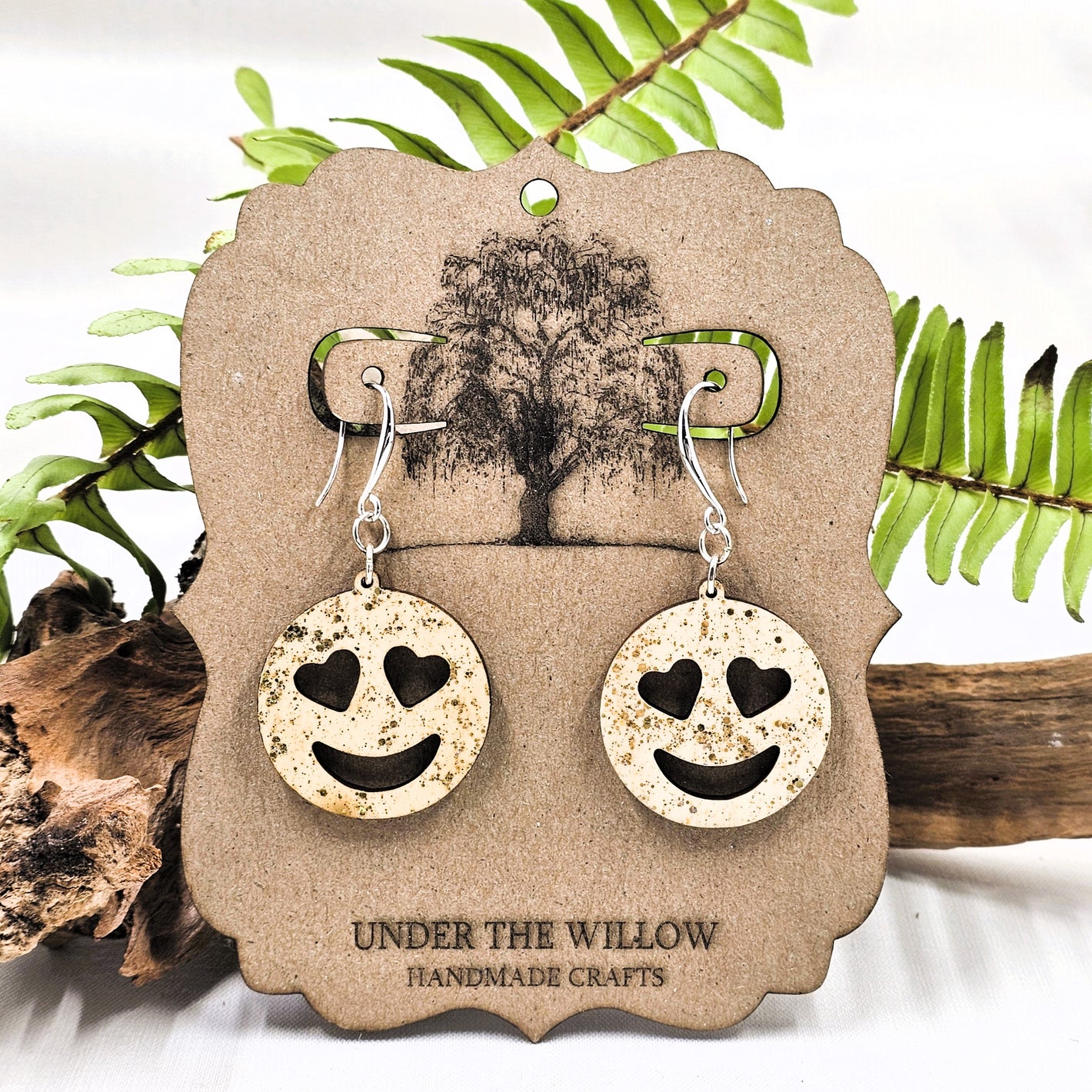 Smiley Face Dangle Earrings