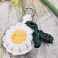 Macrame Daisy Keychain