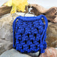 Macrame Pouch Keychain (large)