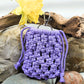 Macrame Pouch Keychain (large)