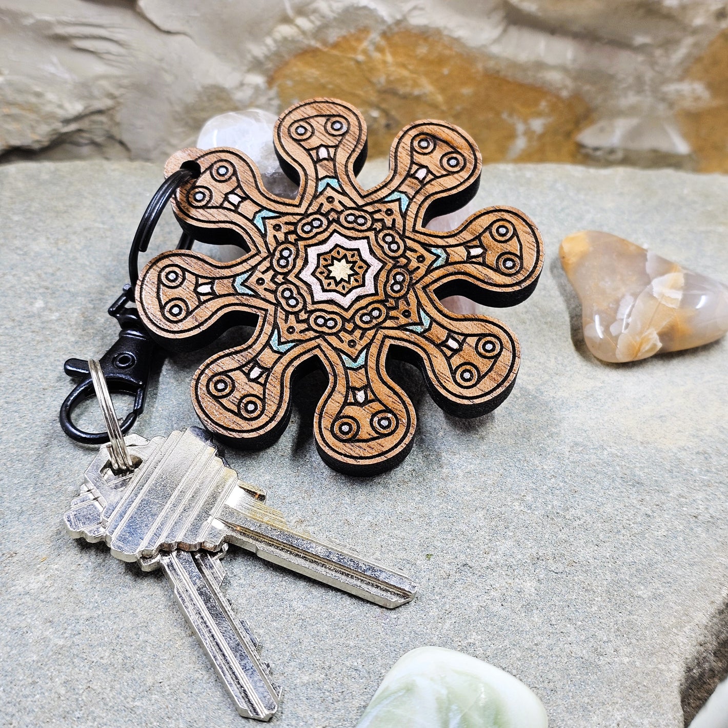 Mandala Keychain