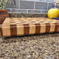 End Grain Cutting Board - American Cherry and Hard Maple