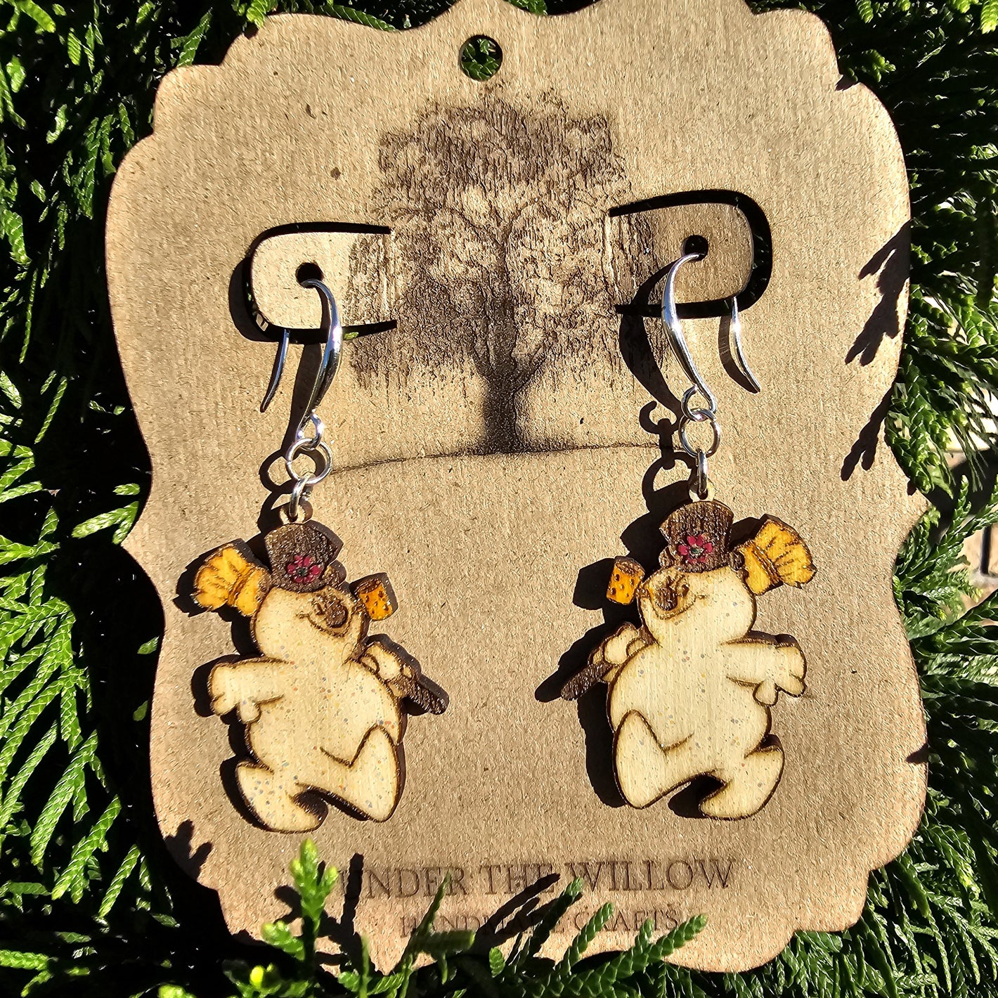 Frosty Dangle Earrings