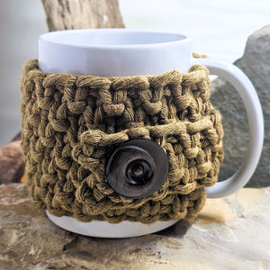 Macrame Coffee Mug Cozy