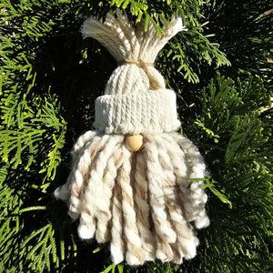 Macrame Gnome Ornament